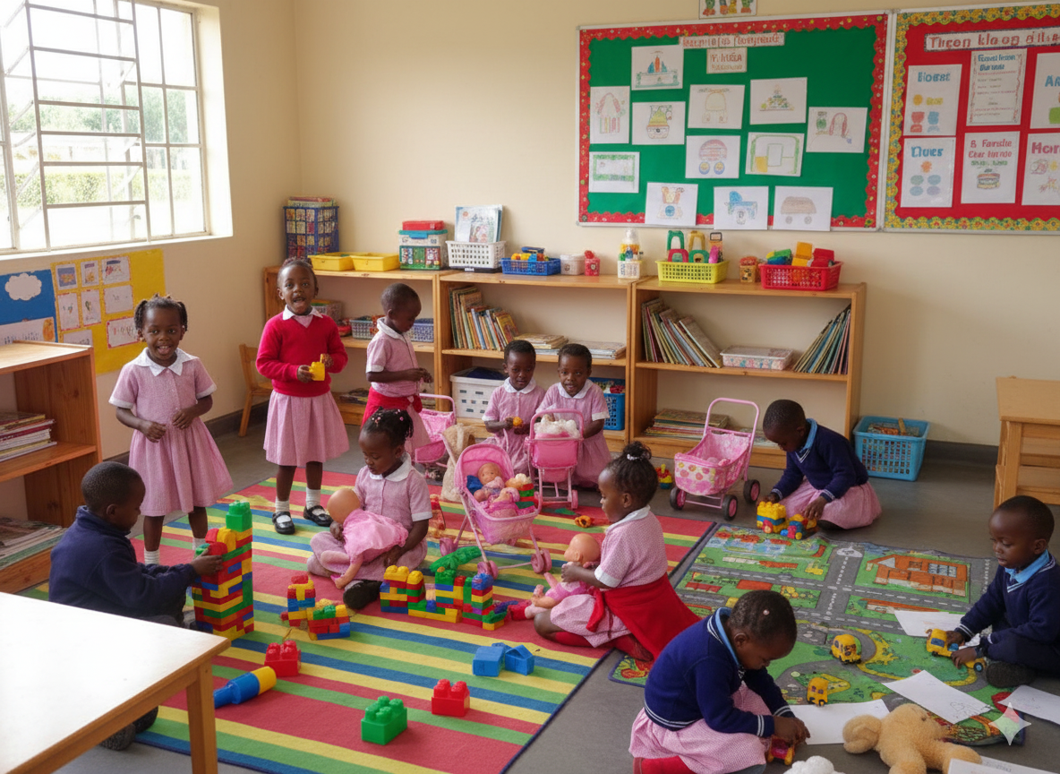 Nursery graduation certificate presentation awards